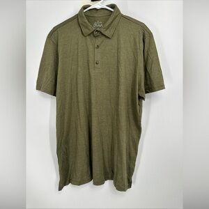 Fresh Clean Tees Men's Olive Green Polo Shirt Size XL
